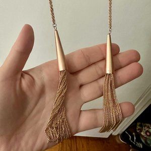 Kendra Scott Tie Necklace in Rose Gold
